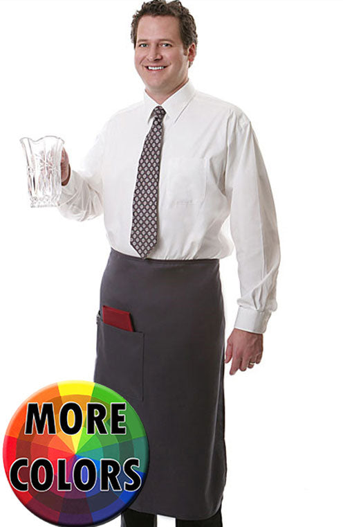 Full Bistro Apron with Patch Pocket