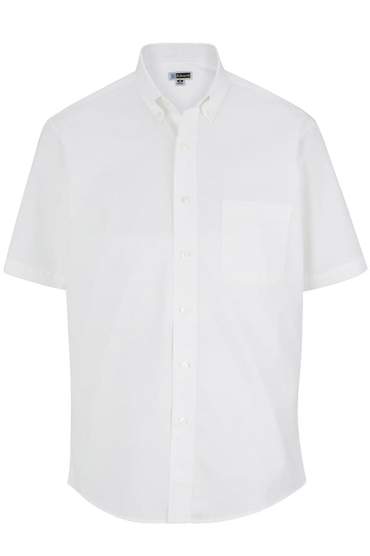 Mens Short Sleeve Lightweight Poplin Shirt