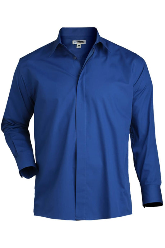 Cafe Shirt with Covered Front Placket