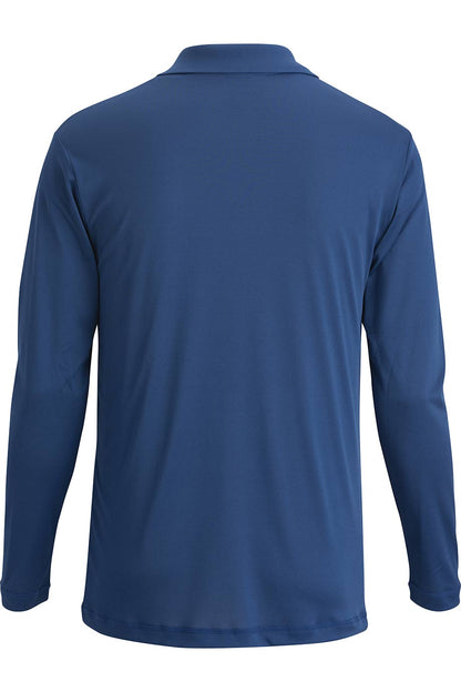 Long Sleeve Mini Pique Polo Shirt