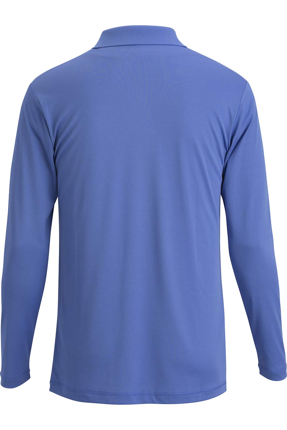 Long Sleeve Mini Pique Polo Shirt