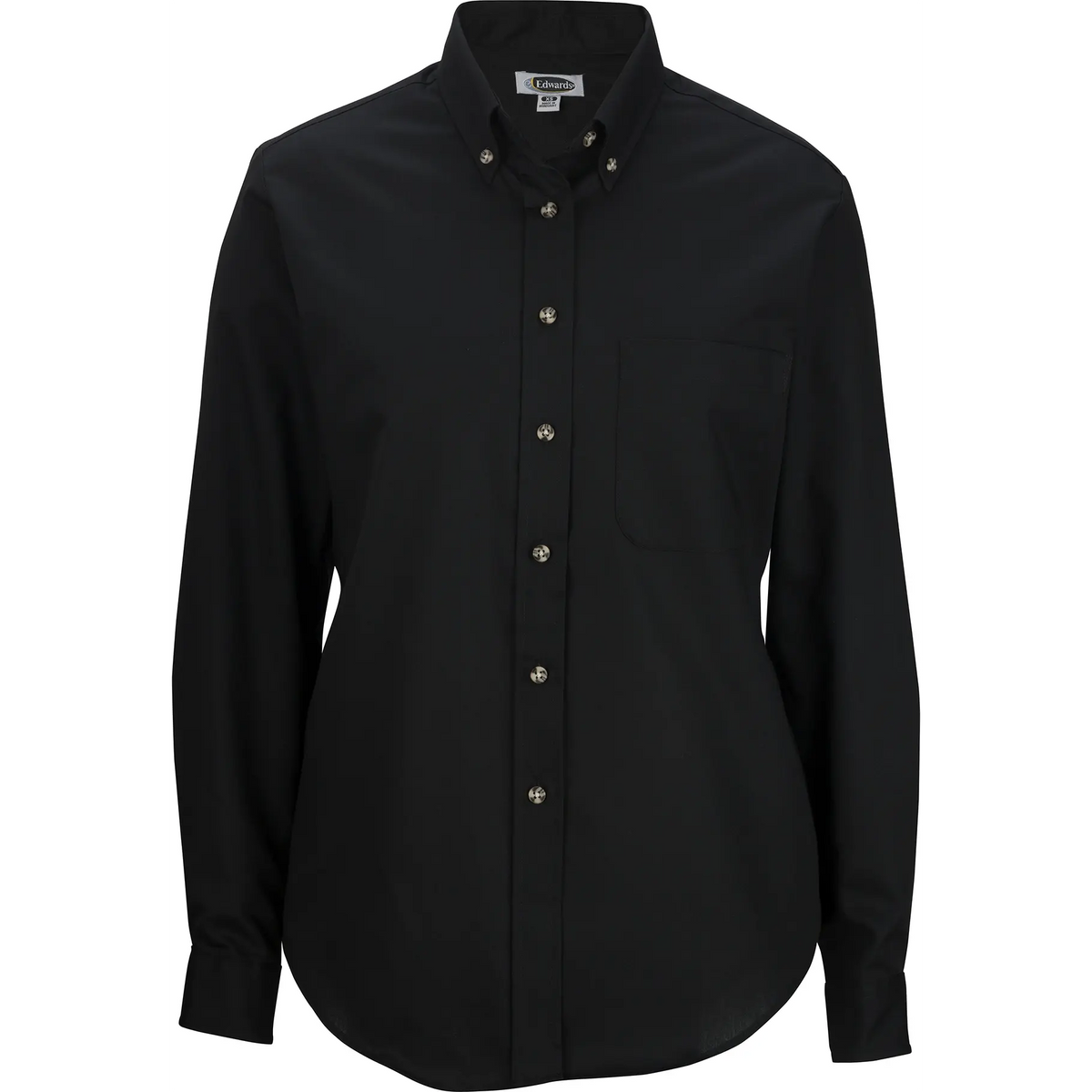Ladies Easy Care Long Sleeve Poplin Shirt