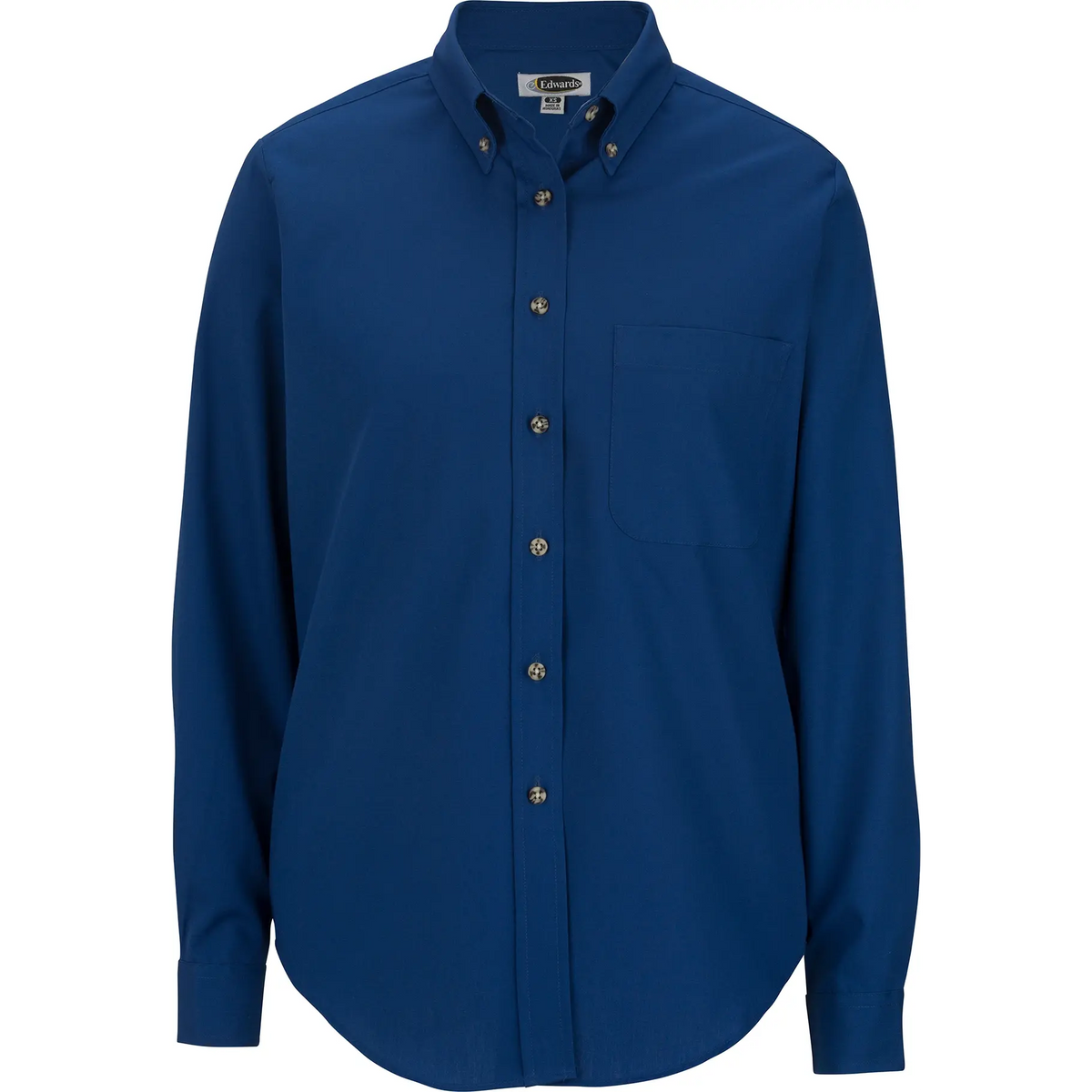 Ladies Easy Care Long Sleeve Poplin Shirt
