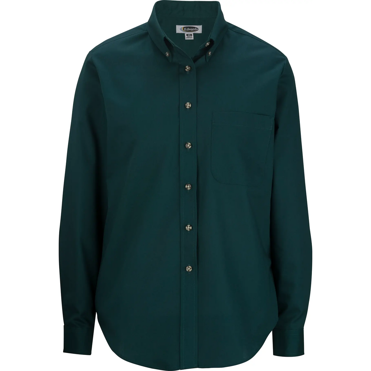 Ladies Easy Care Long Sleeve Poplin Shirt