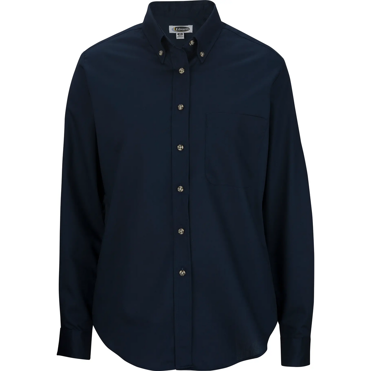 Ladies Easy Care Long Sleeve Poplin Shirt