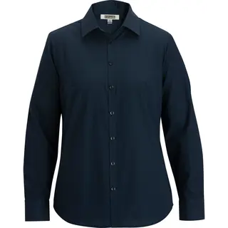 Women's Broadcloth Long Sleeve Dress Shirt