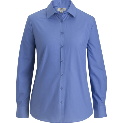 Women's Broadcloth Long Sleeve Dress Shirt