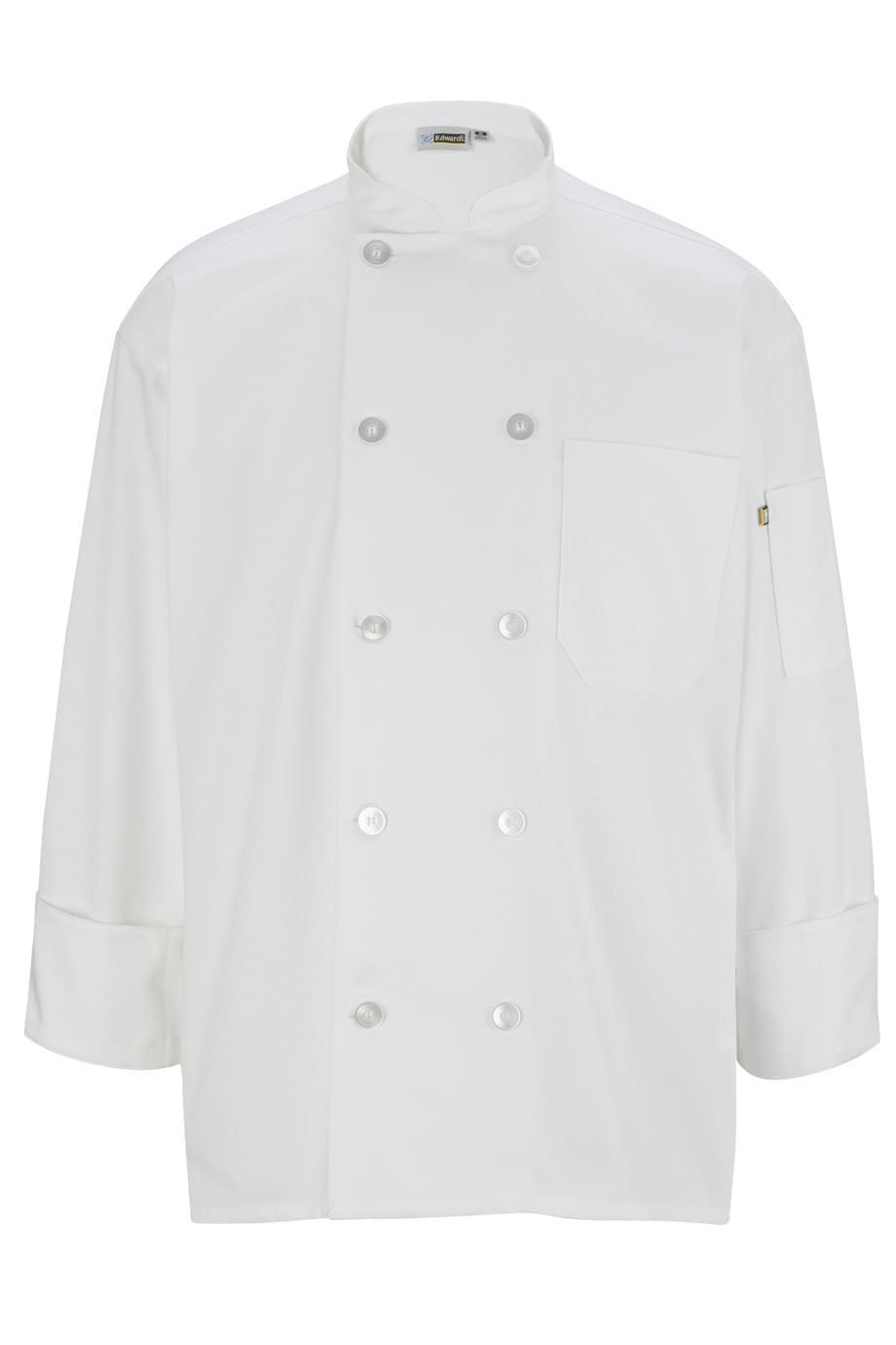 Long Sleeve Classic Chef Coat (10 Buttons)