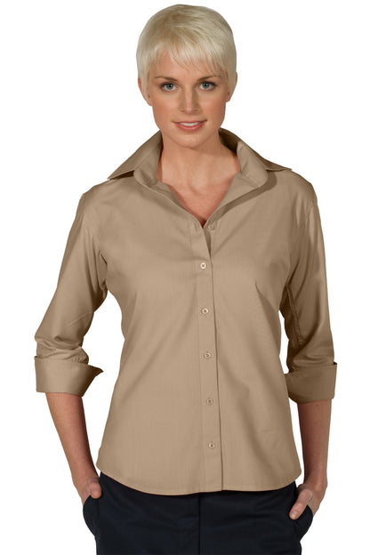 Poplin 3/4 Sleeve Dress Shirt