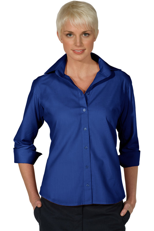 Poplin 3/4 Sleeve Dress Shirt