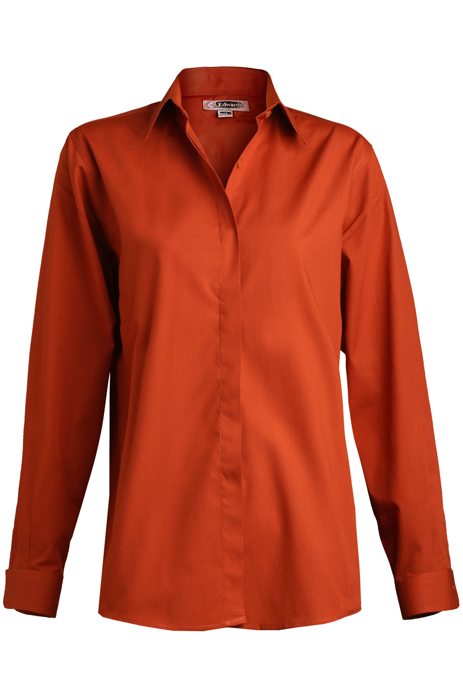 Cafe Shirt with Covered Front Placket