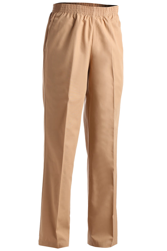 Cotton Blend Pull On Pant