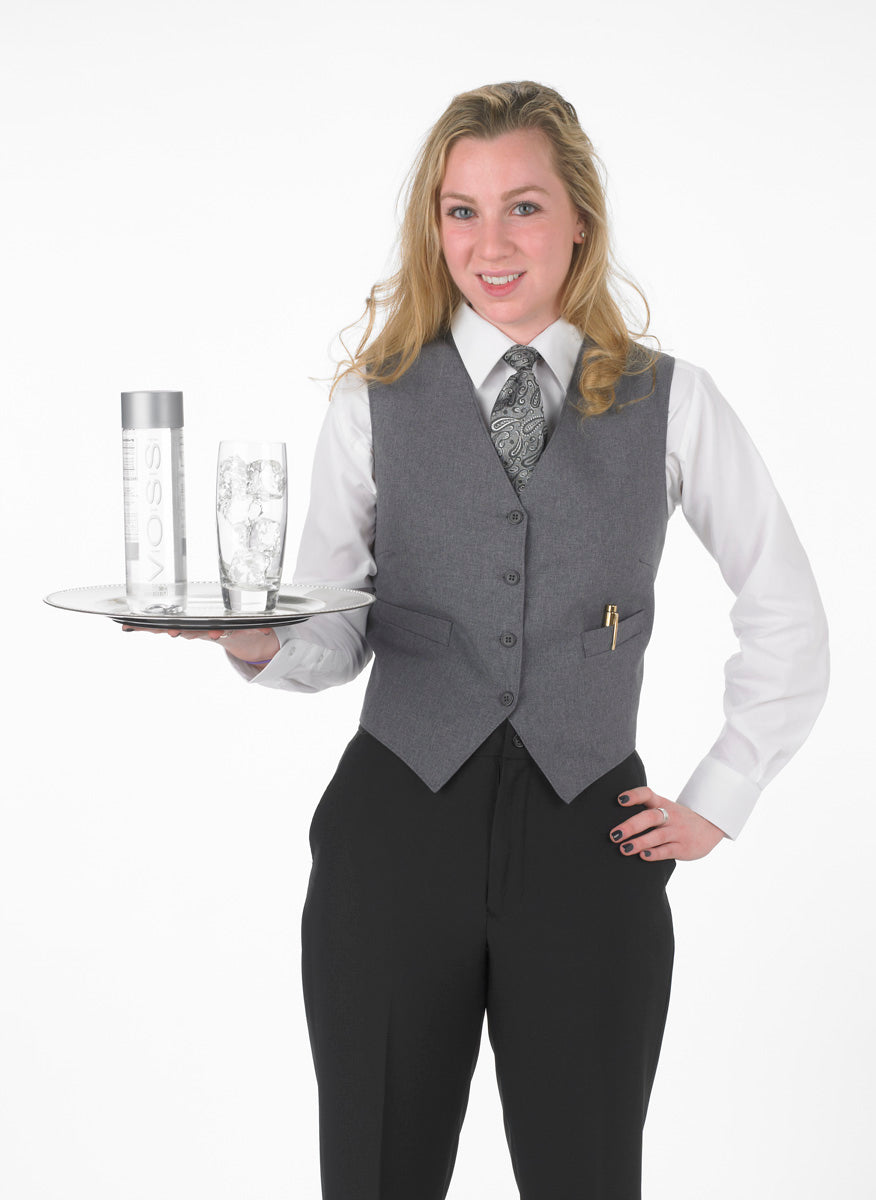 Server Outfits Full-Back Formal Server Vests | Prodigy Uniforms – Prodigy Uniforms ...